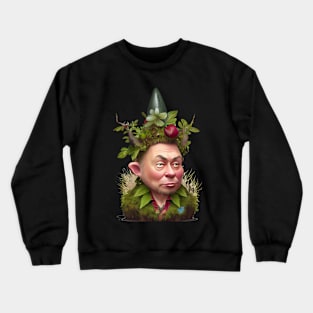 Portrait of Elon Musk as a Gnome Crewneck Sweatshirt